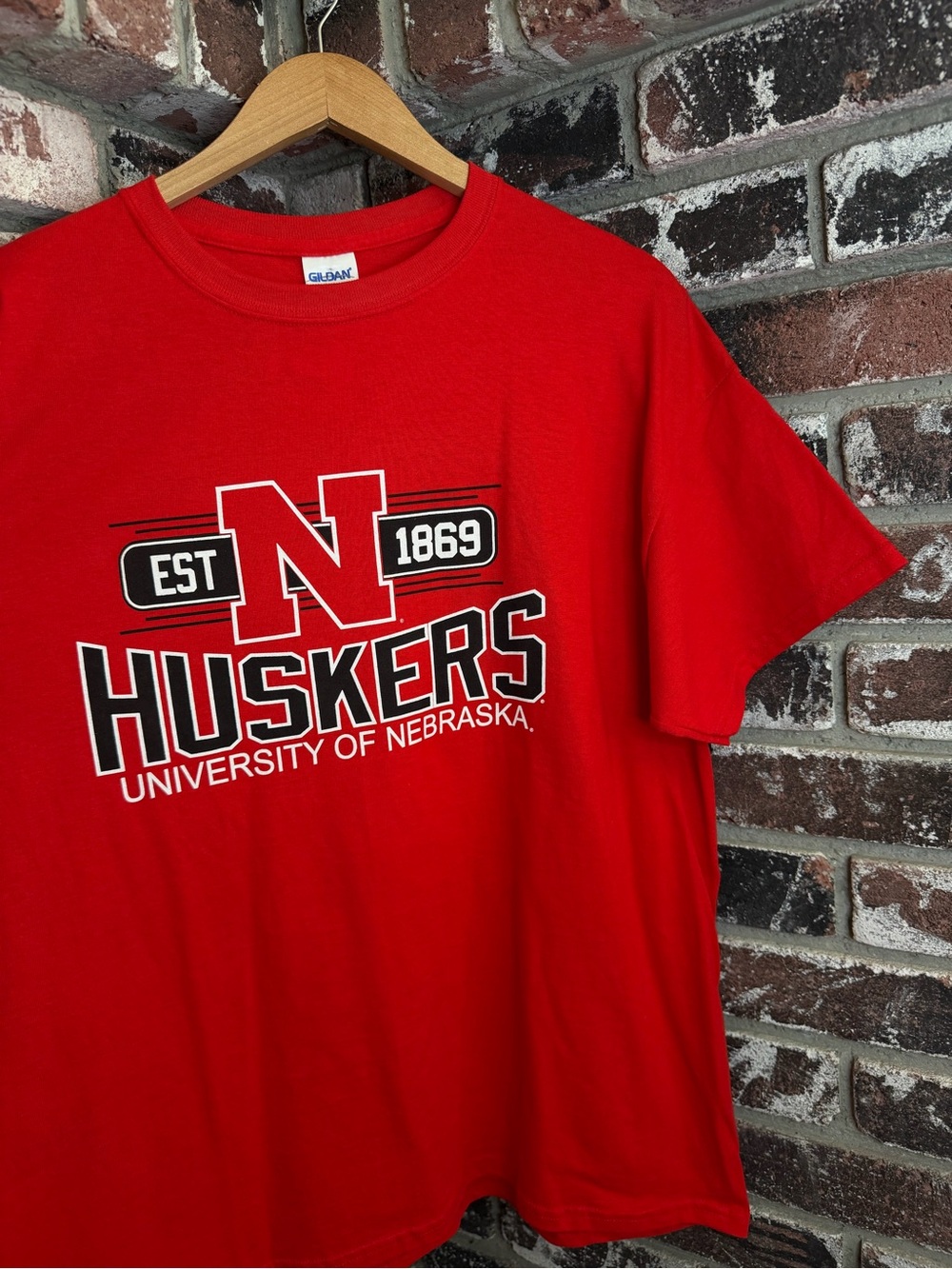 Nebraska Huskers University Vintage Game Day Graphic Tshirt- NEW with Tag